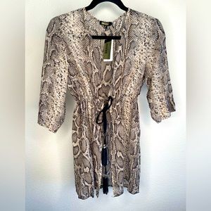 dolcessa swimwear serpentine cover up size medium